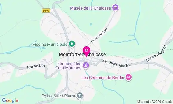 Localisation Montfort en Chalosse - 40380