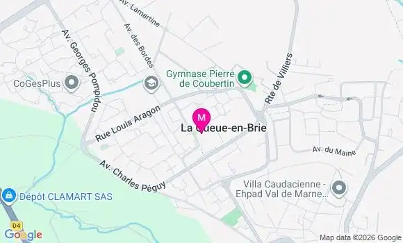 Localisation La Queue en Brie - 94510