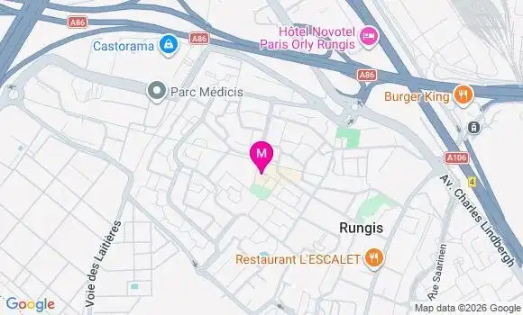Localisation Rungis Ville - 94150