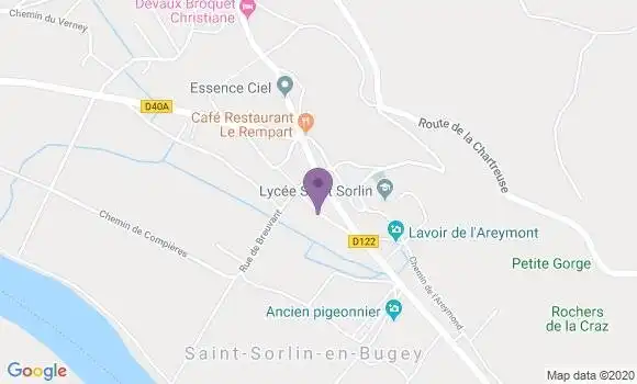 Localisation Torcieu Ap - 01230