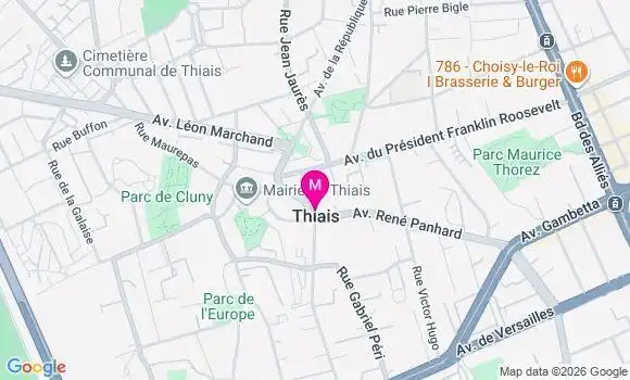 Localisation Thiais - 94320