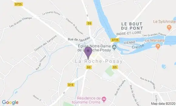 Localisation La Roche Posay - 86270