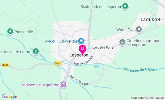Localisation Lesperon Lpac - 40260