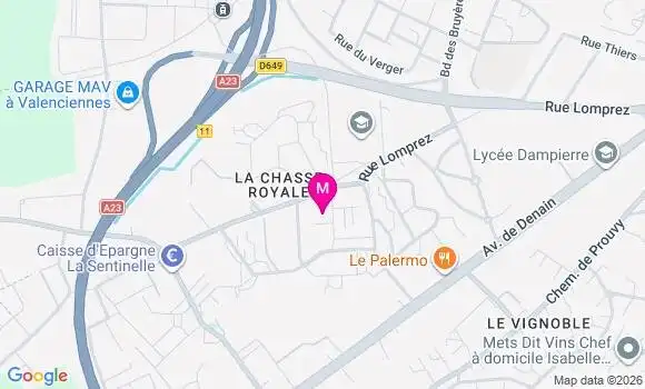 Localisation Valenciennes - 59300