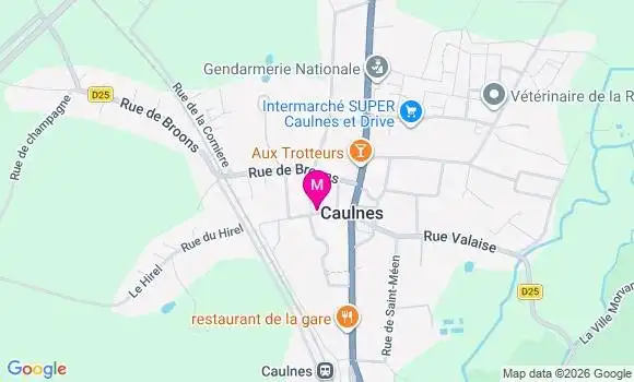 Localisation Caulnes - 22350