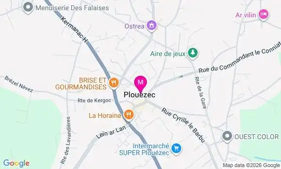 Localisation Plouezec - 22470