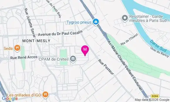 Localisation Creteil Mont Mesly - 94000
