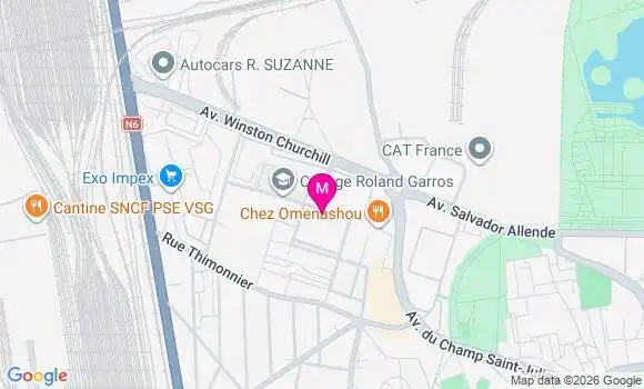 Localisation Villeneuve Saint Georges Graviers - 94190