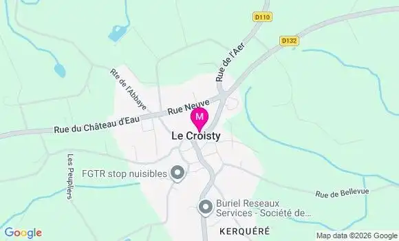 Localisation Le Croisty - 56540