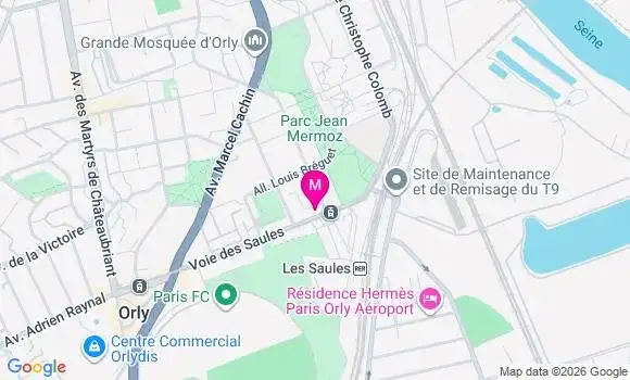 Localisation Orly les Saules - 94310