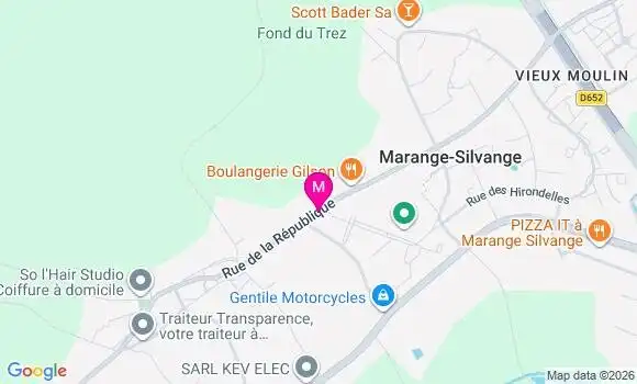 Localisation Marange Silvange Marange - 57535