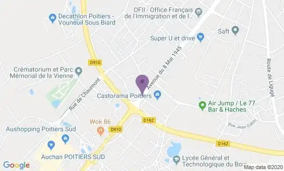 Localisation Poitiers Liberation - 86000