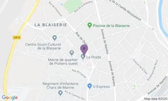 Localisation Poitiers Bel Air - 86000