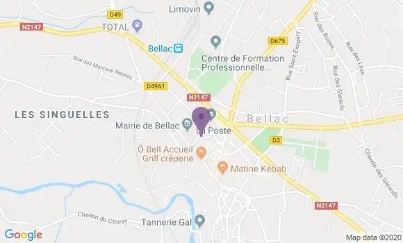 Localisation Bellac - 87300