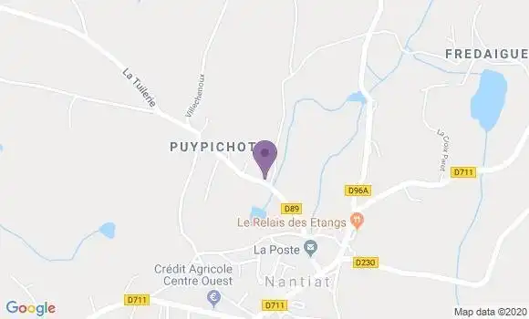 Localisation Berneuil Bp - 87300