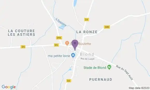 Localisation Blond Bp - 87300