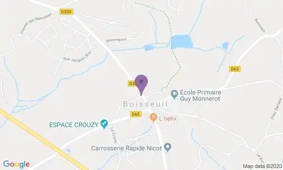 Localisation Boisseuil Bp - 87220