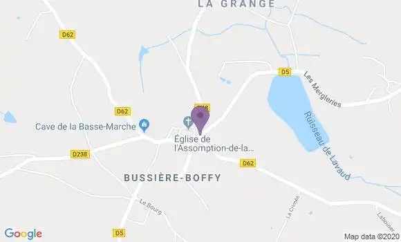 Localisation Bussiere Boffy Ap - 87330