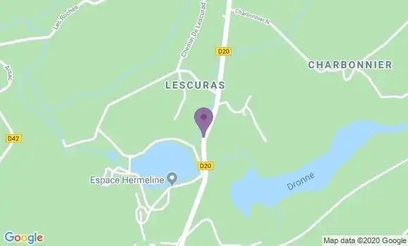 Localisation Bussiere Galant Bp - 87230