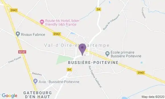 Localisation Bussiere Poitevine Bp - 87320