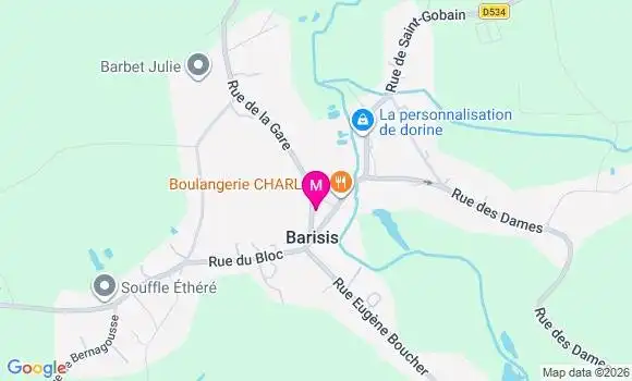 Localisation Barisis - 02700