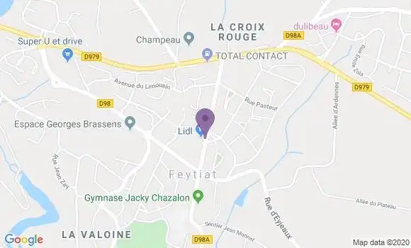 Localisation Feytiat - 87220