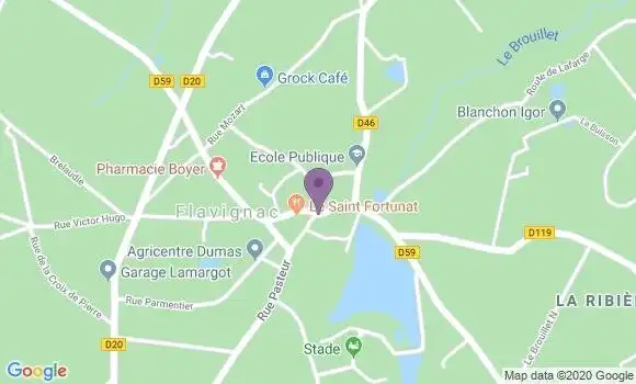 Localisation Flavignac Bp - 87230