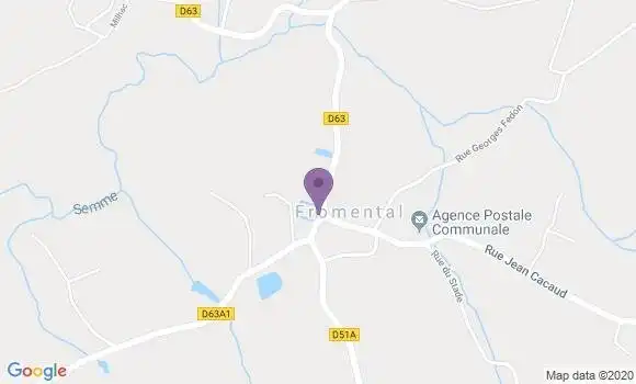 Localisation Fromental Ap - 87250