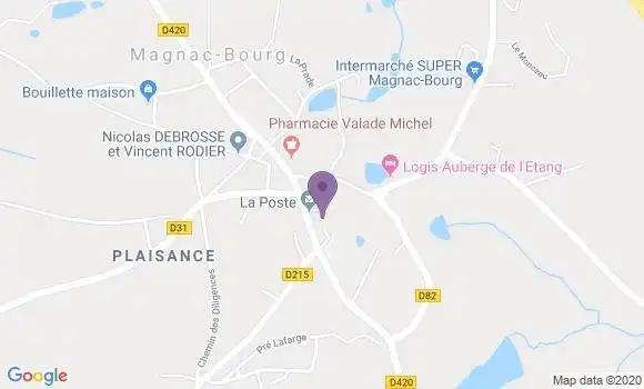 Localisation Glanges Ap - 87380