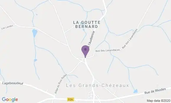 Localisation Les Grands Chezeaux Ap - 87160