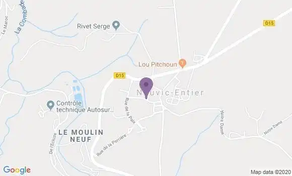 Localisation Neuvic Entier Bp - 87130