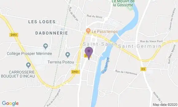 Localisation Roussac Bp - 87140