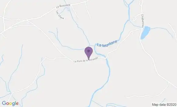 Localisation Royeres Ap - 87400