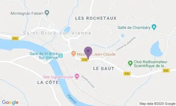Localisation Saint Brice sur Vienne Bp - 87200