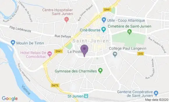 Localisation Saint Junien - 87200
