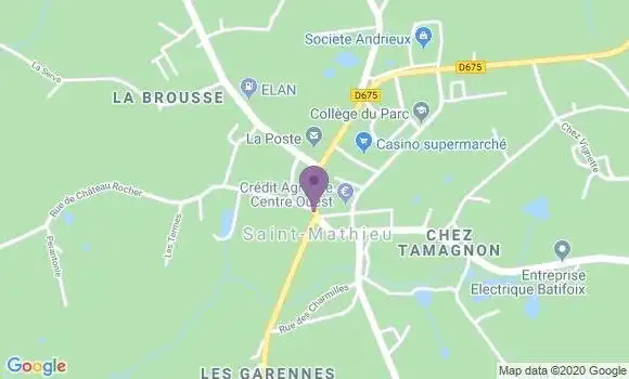 Localisation Saint Mathieu - 87440