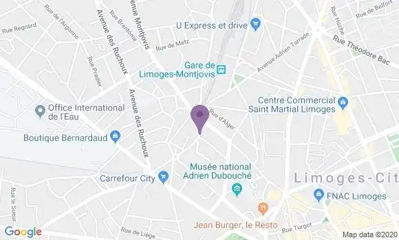 Localisation Saint Paul Bp - 87260