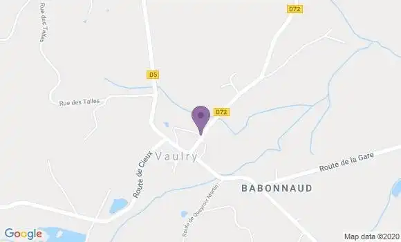 Localisation Vaulry Ap - 87140