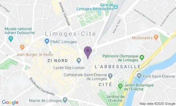 Localisation Limoges Fleurus - 87000