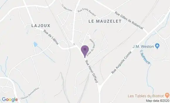 Localisation Limoges Uzurat Bp - 87280
