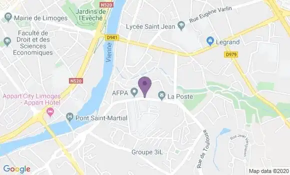 Localisation Limoges Babylone - 87000