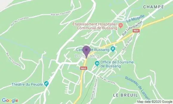 Localisation Bussang Bp - 88540