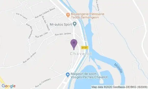 Localisation Chavelot Bp - 88150