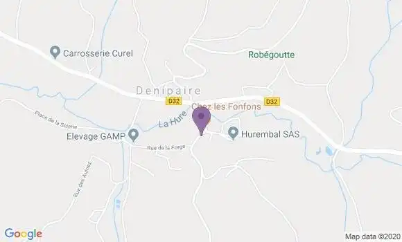 Localisation Denipaire Ap - 88210