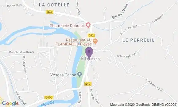 Localisation Eloyes Bp - 88510