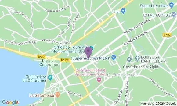 Localisation Gerardmer - 88400