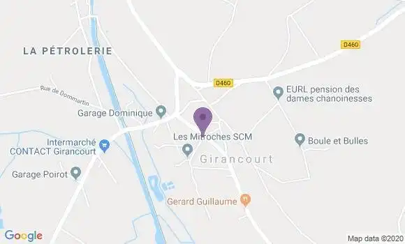 Localisation Girancourt Bp - 88390
