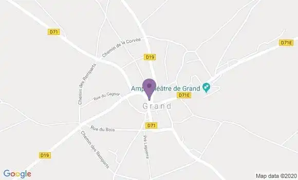 Localisation Grand Bp - 88350
