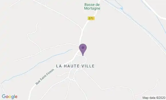 Localisation Grandvillers Ap - 88600