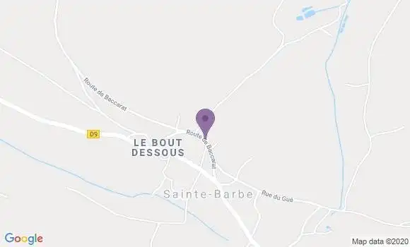 Localisation Menil sur Belvitte Bp - 88700